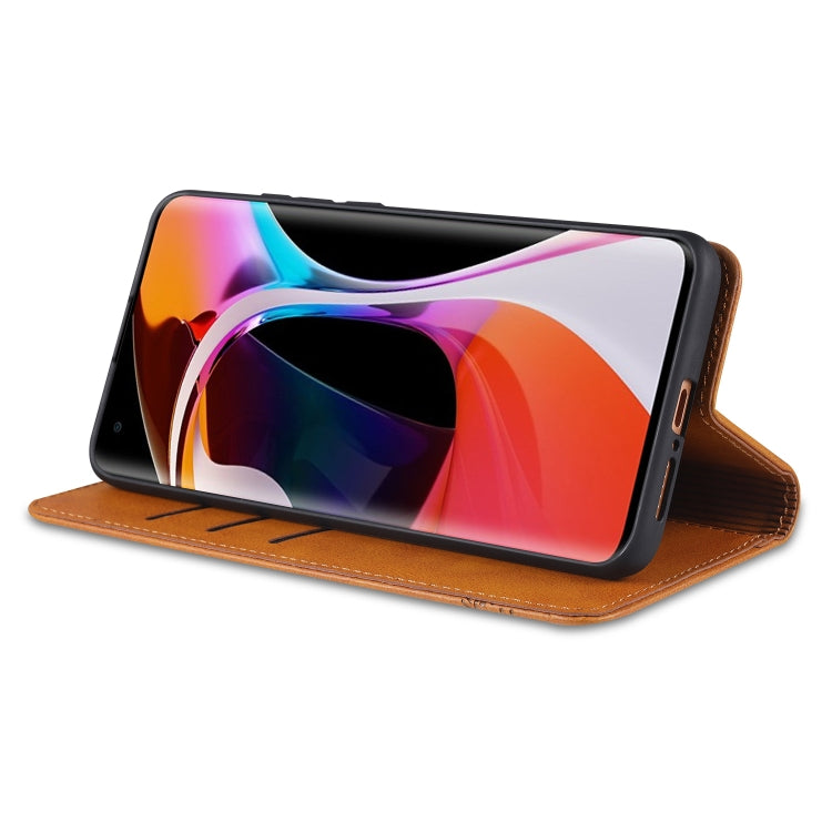For Xiaomi Mi 10S AZNS Magnetic Calf Texture Horizontal Flip Leather Case with Card Slots & Holder & Wallet