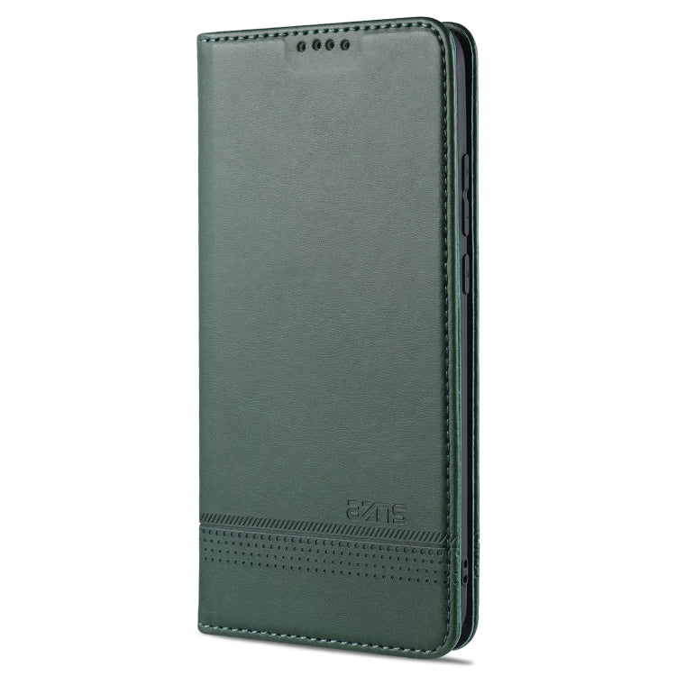 For Xiaomi Mi 10S AZNS Magnetic Calf Texture Horizontal Flip Leather Case with Card Slots & Holder & Wallet