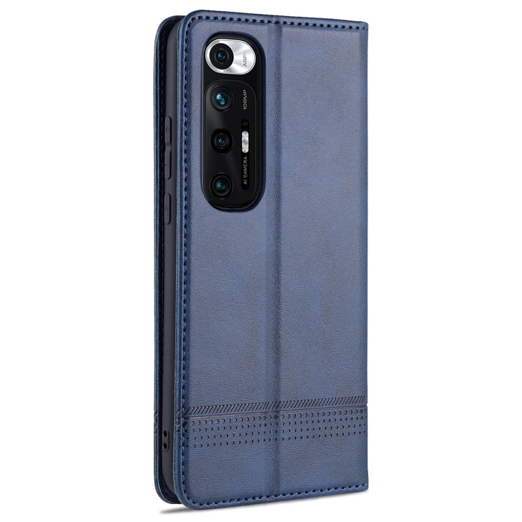 For Xiaomi Mi 10S AZNS Magnetic Calf Texture Horizontal Flip Leather Case with Card Slots & Holder & Wallet