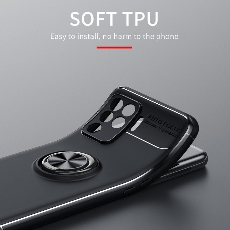 For OPPO A94 Metal Ring Holder 360 Degree Rotating TPU Case