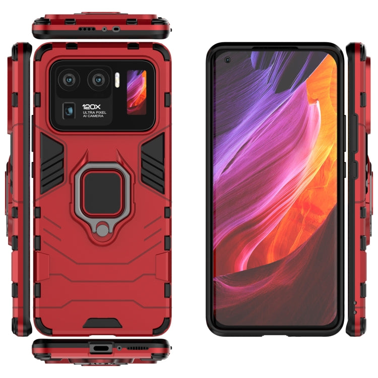 For Xiaomi Mi 11 Ultra PC + TPU Shockproof Protective Case with Magnetic Ring Holder