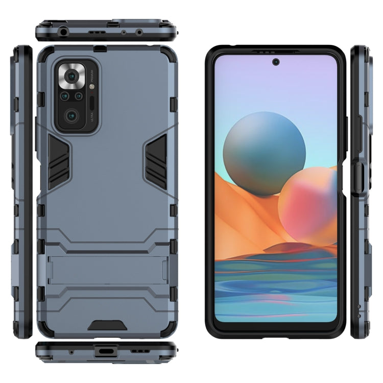 For Xiaomi Redmi Note 10 Pro Shockproof PC + TPU Protective Case with Hidden Holder