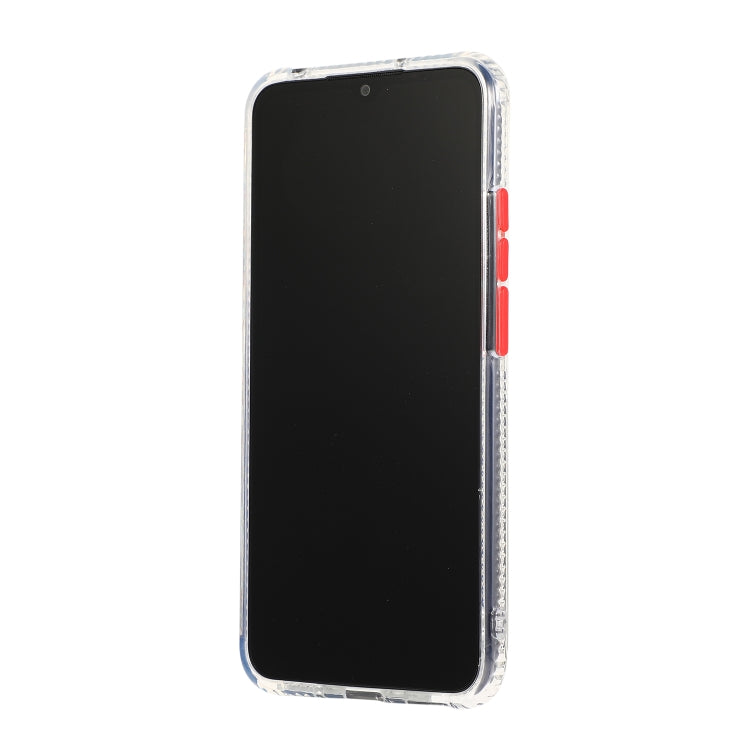 For Xiaomi Redmi 9A Gradient Shockproof TPU + Acrylic Case with Detachable Buttons