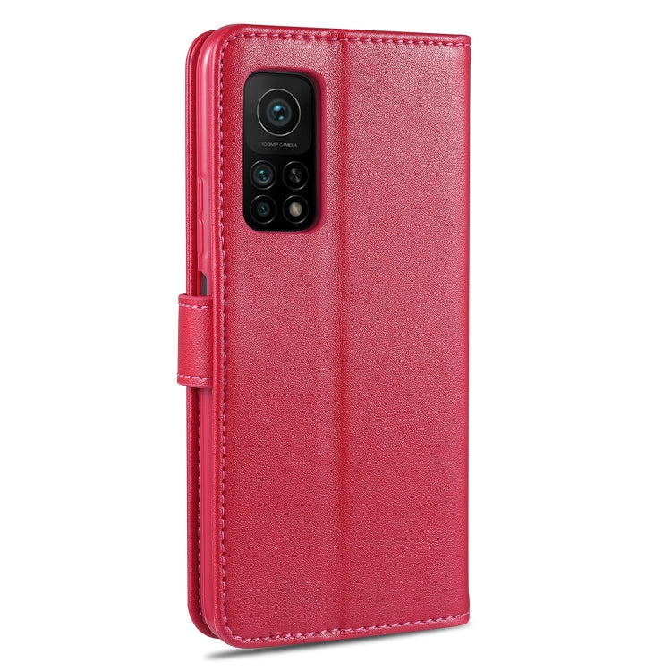 For Xiaomi Mi 10T 5G AZNS Sheepskin Texture Horizontal Flip Leather Case with Holder & Card Slots & Wallet
