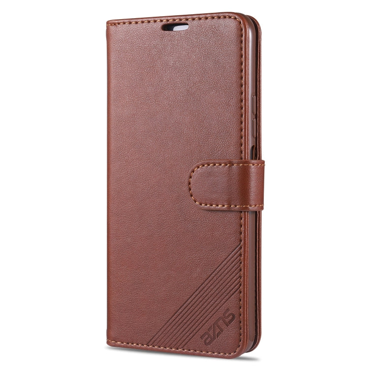 For Xiaomi Mi 10T 5G AZNS Sheepskin Texture Horizontal Flip Leather Case with Holder & Card Slots & Wallet