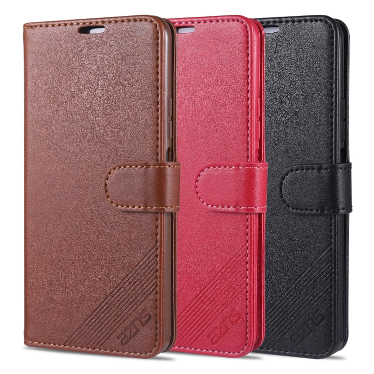 For Xiaomi Mi 10T 5G AZNS Sheepskin Texture Horizontal Flip Leather Case with Holder & Card Slots & Wallet