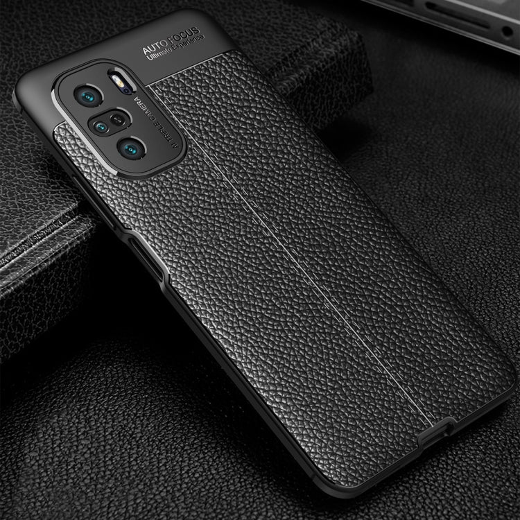 For Xiaomi Redmi K40 Pro+ Litchi Texture TPU Shockproof Case