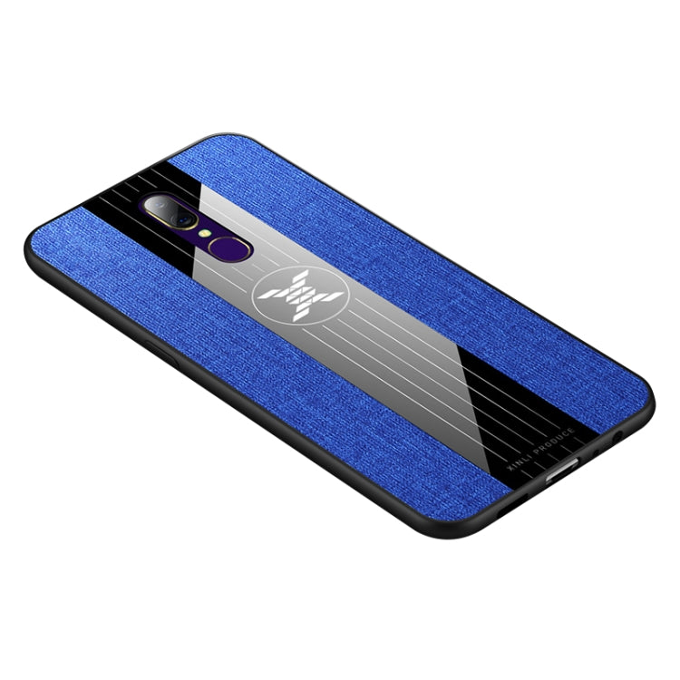 For OPPO A9 XINLI Stitching Cloth Textue Shockproof TPU Protective Case