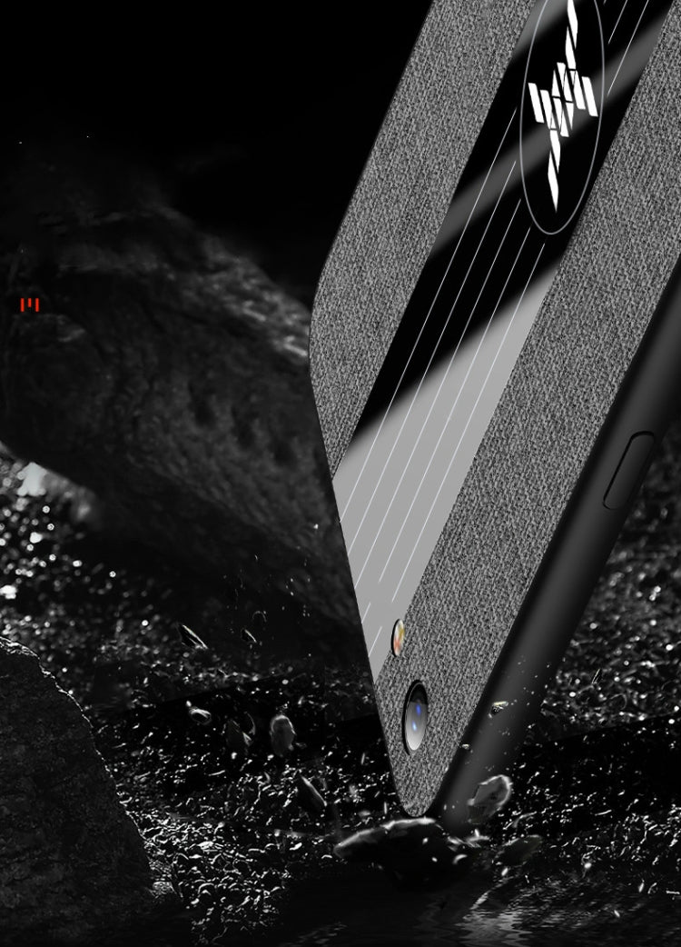 For OPPO R9S XINLI Stitching Cloth Textue Shockproof TPU Protective Case