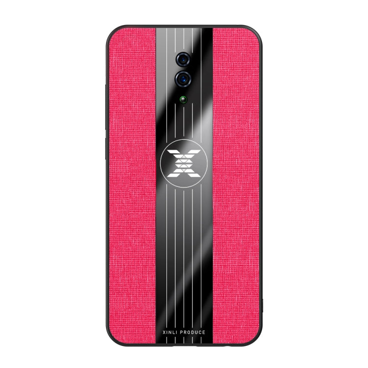 For OPPO Reno XINLI Stitching Cloth Textue Shockproof TPU Protective Case