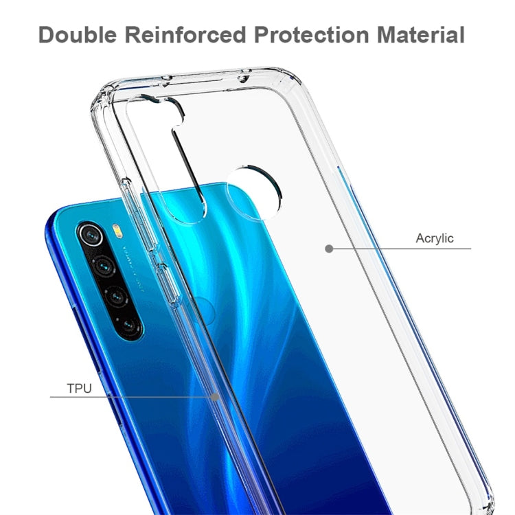 For Xiaomi Redmi Note 8 Scratchproof TPU + Acrylic Protective Case