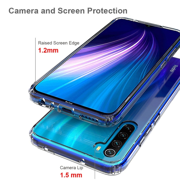 For Xiaomi Redmi Note 8 Scratchproof TPU + Acrylic Protective Case