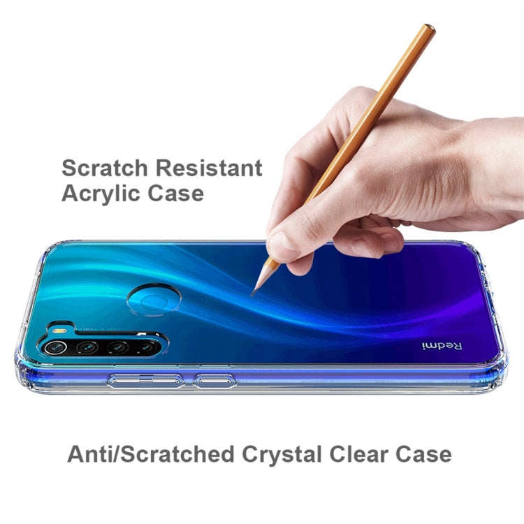 For Xiaomi Redmi Note 8 Scratchproof TPU + Acrylic Protective Case