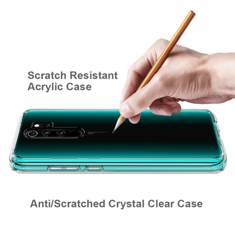 For Xiaomi Redmi Note 8 Pro Scratchproof TPU + Acrylic Protective Case