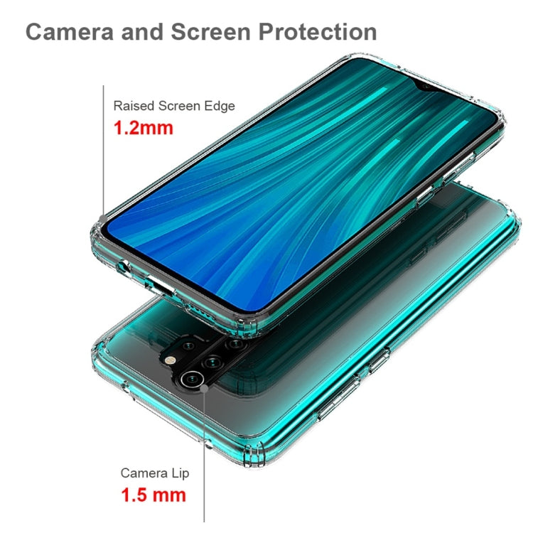 For Xiaomi Redmi Note 8 Pro Scratchproof TPU + Acrylic Protective Case
