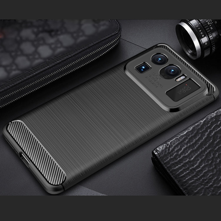 For Xiaomi Mi 11 Ultra Brushed Texture Carbon Fiber TPU Case