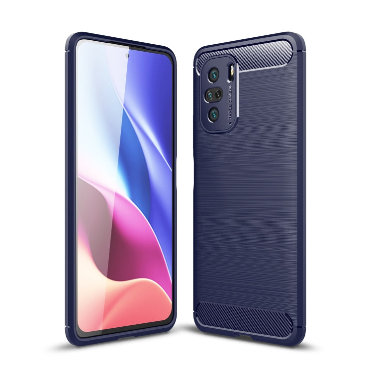 For Xiaomi Redmi K40 Pro+ Brushed Texture Carbon Fiber TPU Case