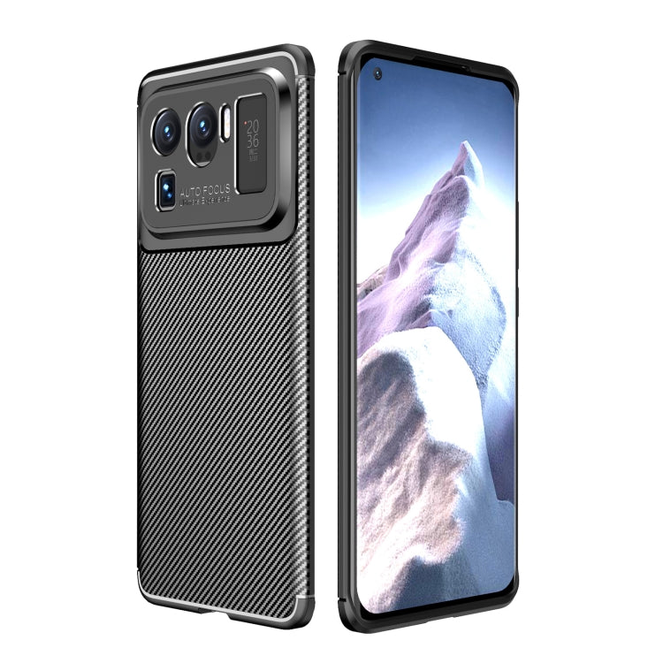 For Xiaomi Mi 11 Ultra Carbon Fiber Texture Shockproof TPU Case