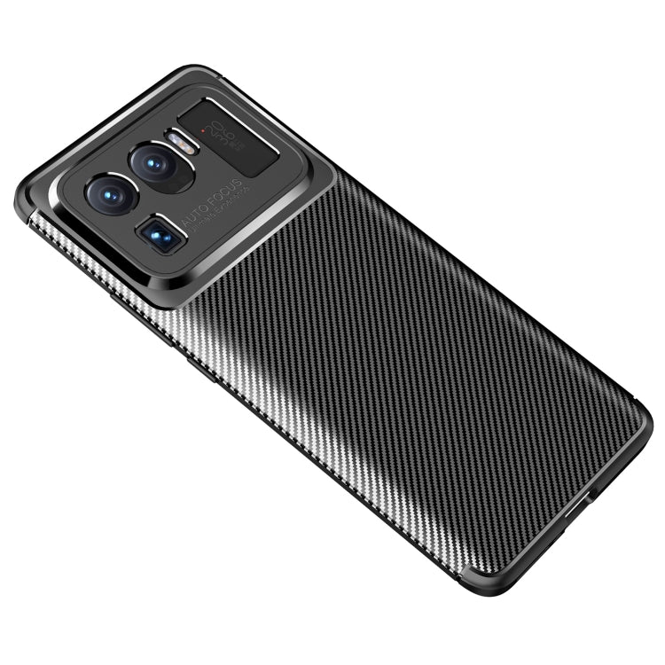 For Xiaomi Mi 11 Ultra Carbon Fiber Texture Shockproof TPU Case
