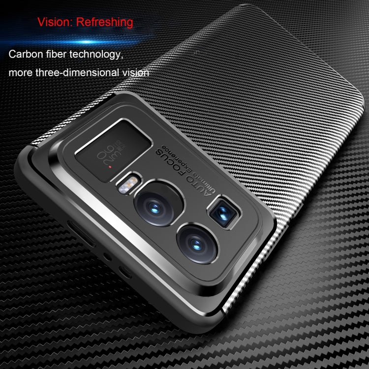 For Xiaomi Mi 11 Ultra Carbon Fiber Texture Shockproof TPU Case