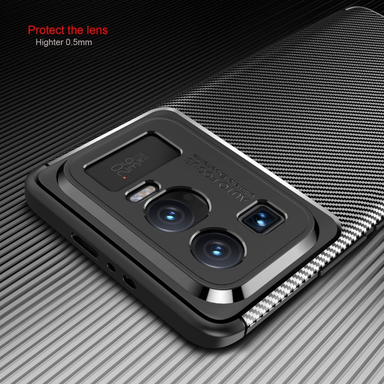 For Xiaomi Mi 11 Ultra Carbon Fiber Texture Shockproof TPU Case