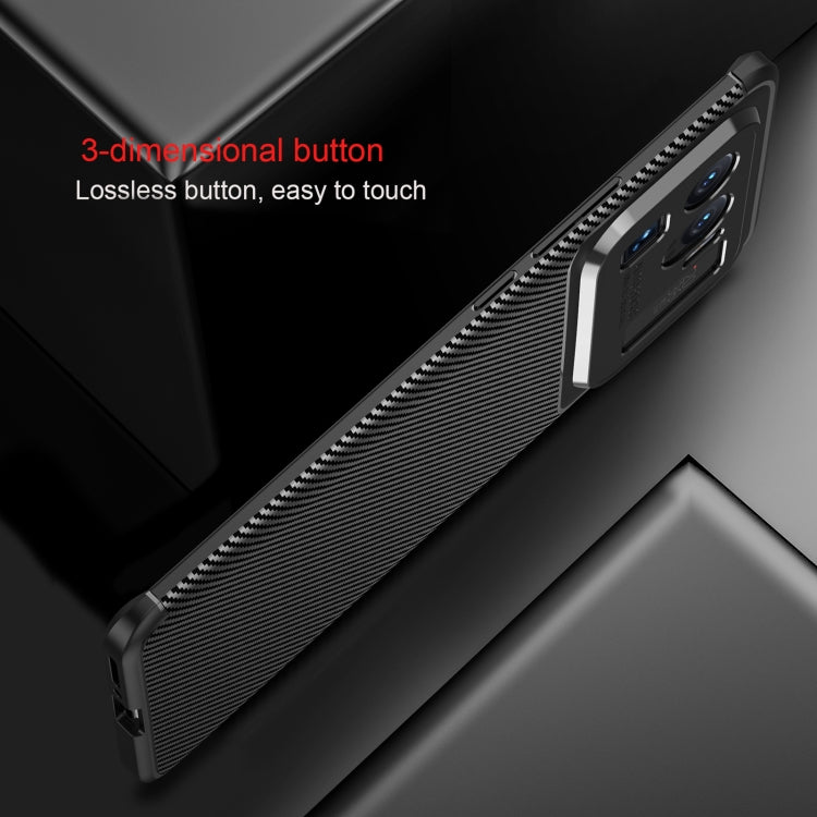 For Xiaomi Mi 11 Ultra Carbon Fiber Texture Shockproof TPU Case