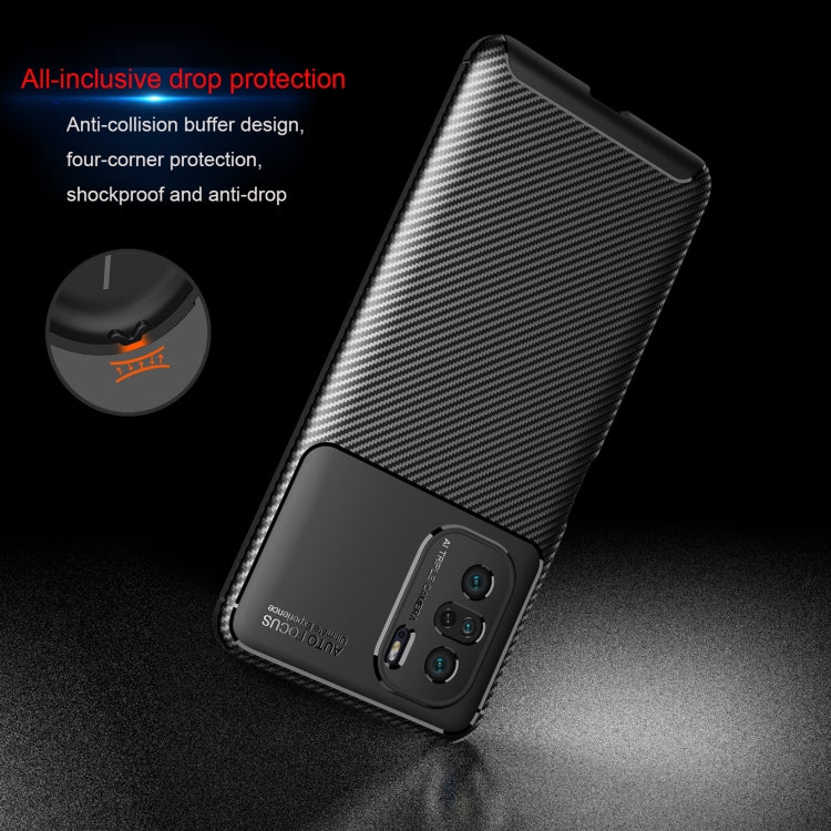 For Xiaomi Redmi K40 Pro+ Carbon Fiber Texture Shockproof TPU Case