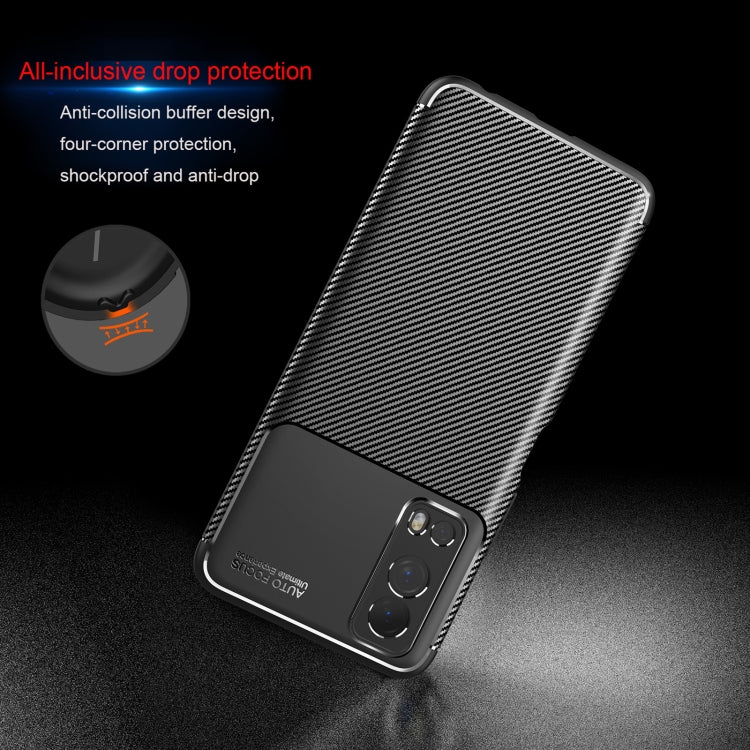 For vivo iQOO Z3 / Y72 5G Carbon Fiber Texture Shockproof TPU Case