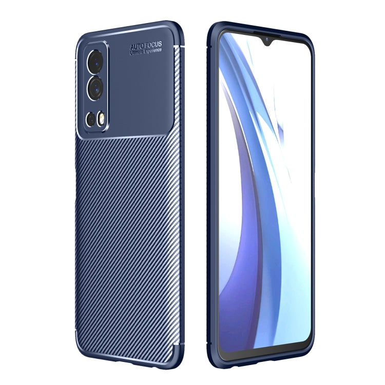 For vivo iQOO Z3 / Y72 5G Carbon Fiber Texture Shockproof TPU Case