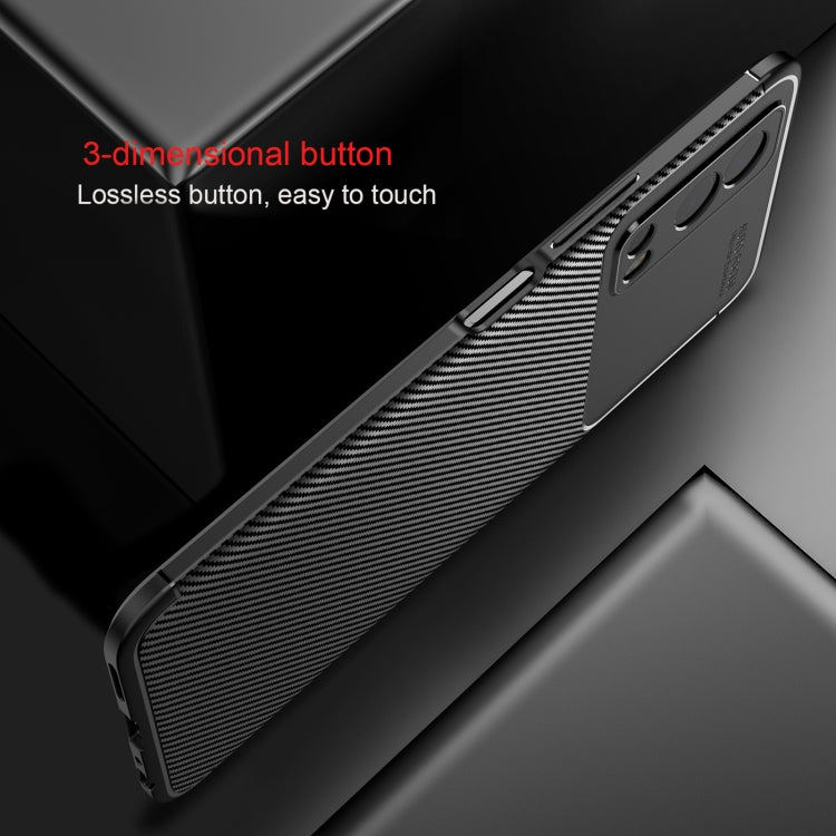 For vivo iQOO Z3 / Y72 5G Carbon Fiber Texture Shockproof TPU Case