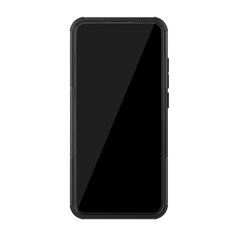 For Xiaomi Mi CC9e Tire Texture TPU + PC Shockproof Case with Holder