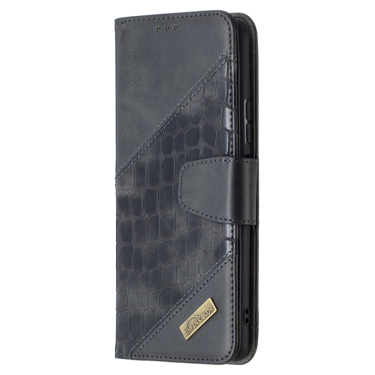For Xiaomi Redmi Note 10 Pro Matching Color Crocodile Texture Horizontal Flip PU Leather Case with Wallet & Holder & Card Slots