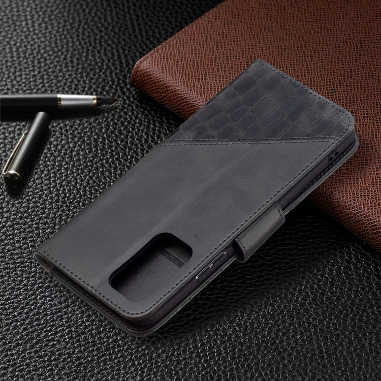 For Xiaomi Redmi Note 10 Pro Matching Color Crocodile Texture Horizontal Flip PU Leather Case with Wallet & Holder & Card Slots