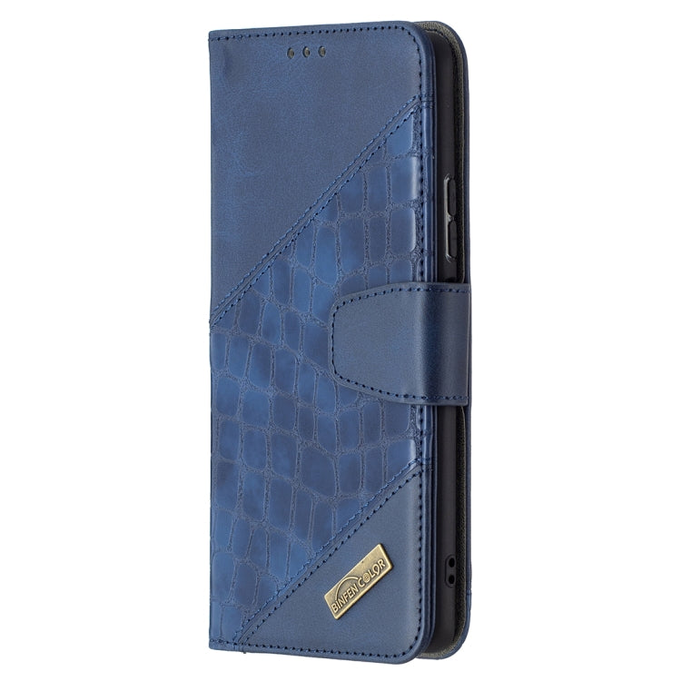 For Xiaomi Redmi Note 10 Pro Matching Color Crocodile Texture Horizontal Flip PU Leather Case with Wallet & Holder & Card Slots