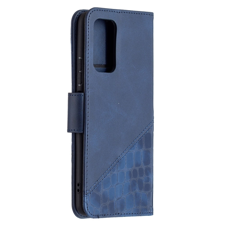 For Xiaomi Redmi Note 10 Pro Matching Color Crocodile Texture Horizontal Flip PU Leather Case with Wallet & Holder & Card Slots