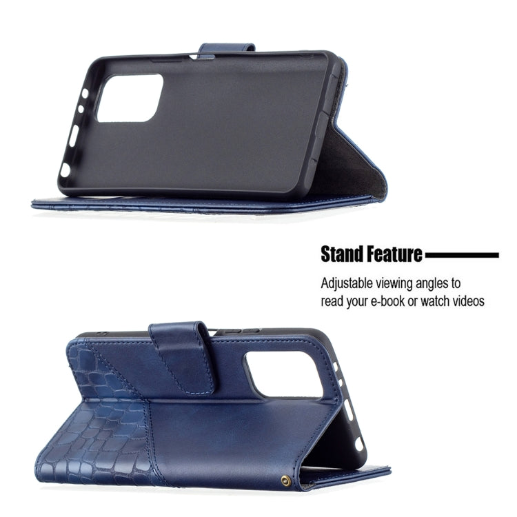 For Xiaomi Redmi Note 10 Pro Matching Color Crocodile Texture Horizontal Flip PU Leather Case with Wallet & Holder & Card Slots