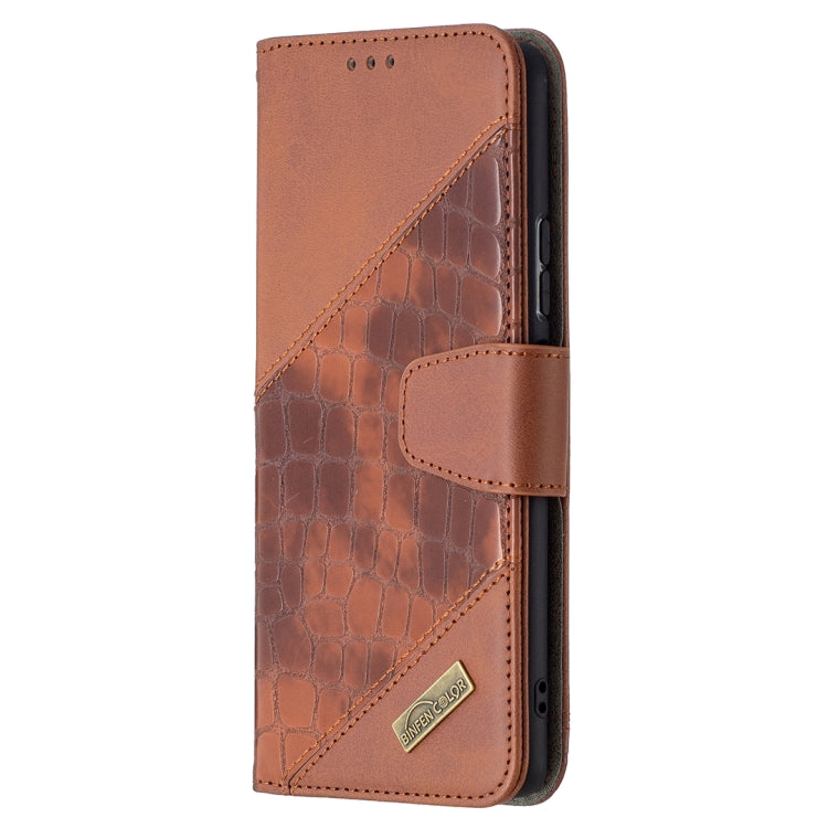 For Xiaomi Redmi Note 10 Pro Matching Color Crocodile Texture Horizontal Flip PU Leather Case with Wallet & Holder & Card Slots