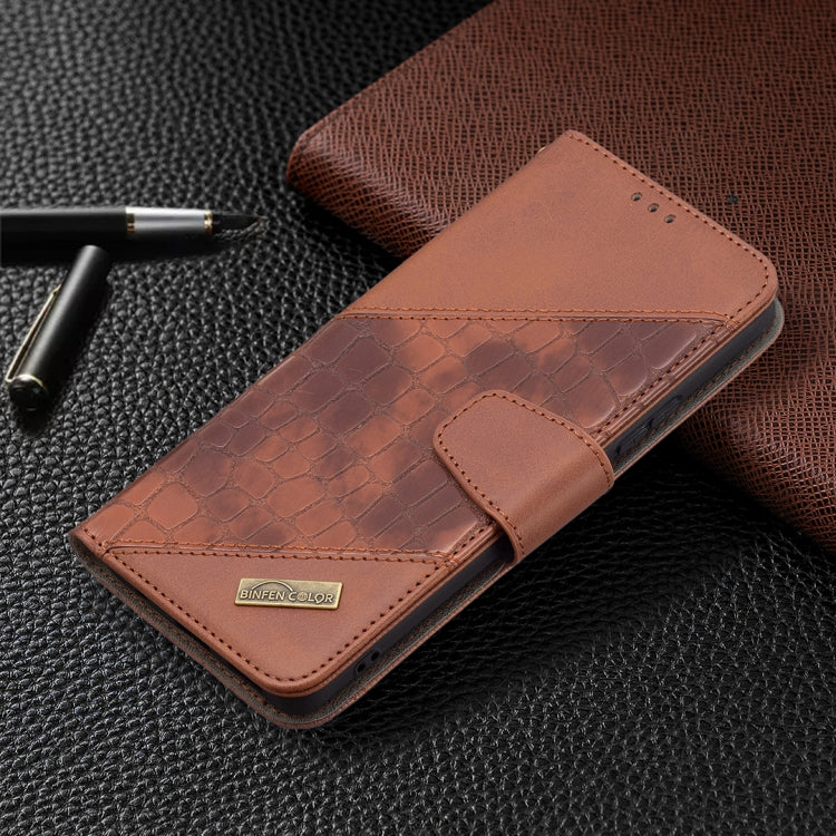 For Xiaomi Redmi Note 10 Pro Matching Color Crocodile Texture Horizontal Flip PU Leather Case with Wallet & Holder & Card Slots