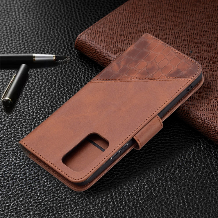 For Xiaomi Redmi Note 10 Pro Matching Color Crocodile Texture Horizontal Flip PU Leather Case with Wallet & Holder & Card Slots
