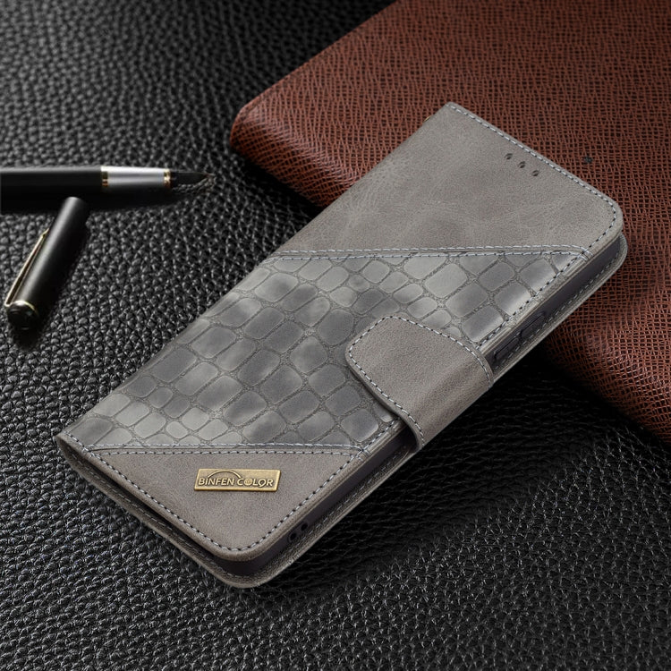 For Xiaomi Redmi Note 10 Pro Matching Color Crocodile Texture Horizontal Flip PU Leather Case with Wallet & Holder & Card Slots
