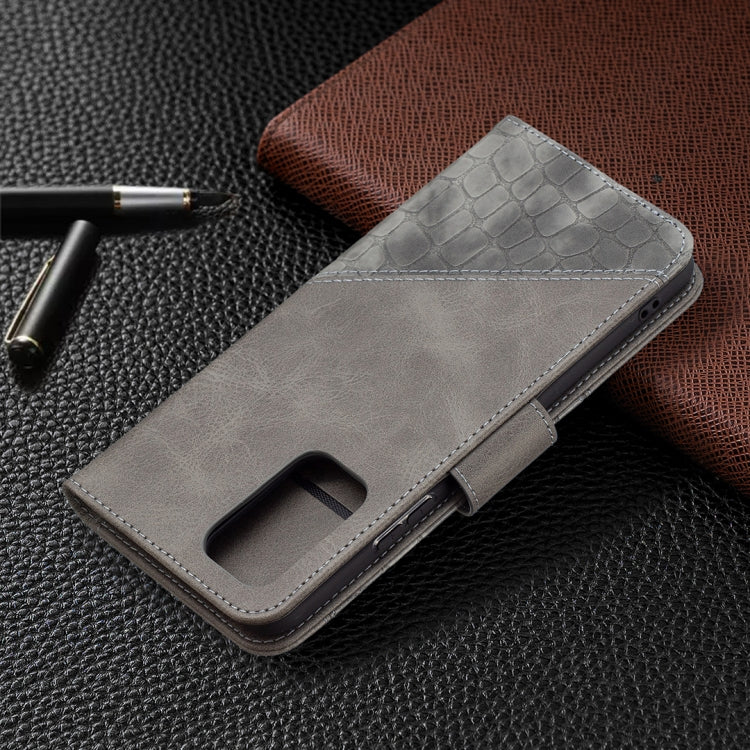 For Xiaomi Redmi Note 10 Pro Matching Color Crocodile Texture Horizontal Flip PU Leather Case with Wallet & Holder & Card Slots