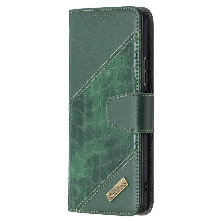 For Xiaomi Redmi Note 10 Pro Matching Color Crocodile Texture Horizontal Flip PU Leather Case with Wallet & Holder & Card Slots