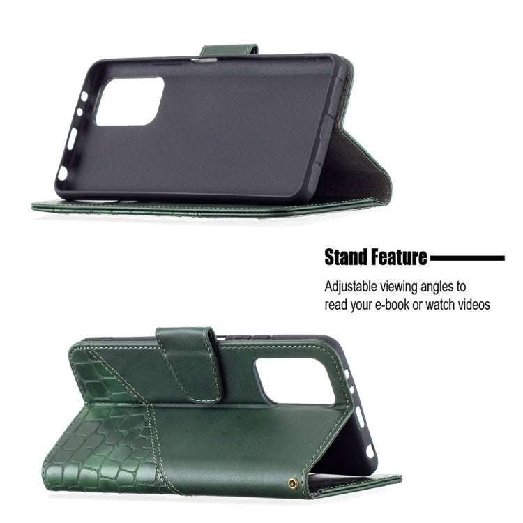 For Xiaomi Redmi Note 10 Pro Matching Color Crocodile Texture Horizontal Flip PU Leather Case with Wallet & Holder & Card Slots