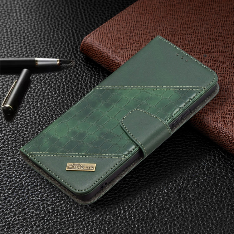 For Xiaomi Redmi Note 10 Pro Matching Color Crocodile Texture Horizontal Flip PU Leather Case with Wallet & Holder & Card Slots
