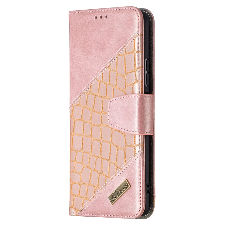 For Xiaomi Redmi Note 10 Pro Matching Color Crocodile Texture Horizontal Flip PU Leather Case with Wallet & Holder & Card Slots
