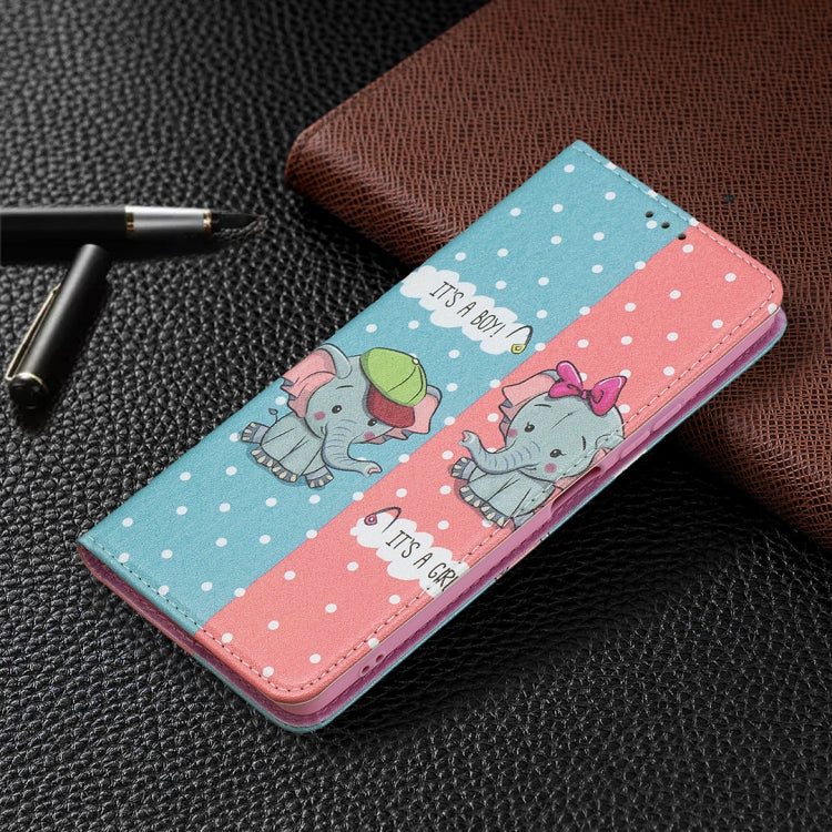 For Xiaomi Redmi Note 10 Pro Colored Drawing Pattern Invisible Magnetic Horizontal Flip PU Leather Case with Holder & Card Slots & Wallet