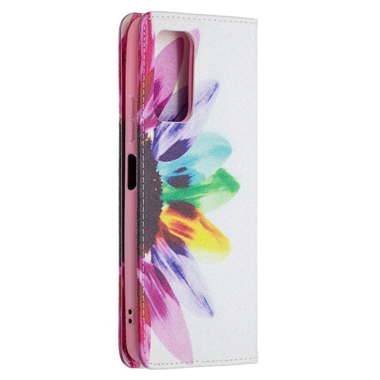 For Xiaomi Redmi Note 10 Pro Colored Drawing Pattern Invisible Magnetic Horizontal Flip PU Leather Case with Holder & Card Slots & Wallet