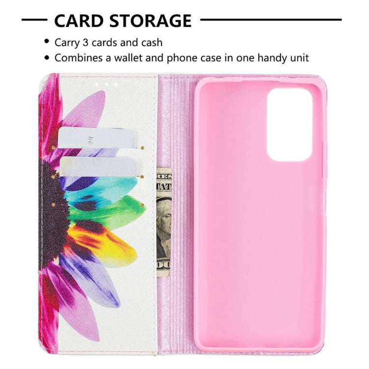 For Xiaomi Redmi Note 10 Pro Colored Drawing Pattern Invisible Magnetic Horizontal Flip PU Leather Case with Holder & Card Slots & Wallet