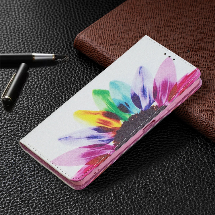For Xiaomi Redmi Note 10 Pro Colored Drawing Pattern Invisible Magnetic Horizontal Flip PU Leather Case with Holder & Card Slots & Wallet