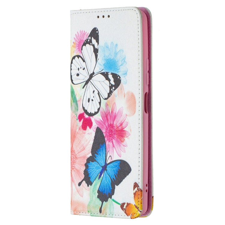 For Xiaomi Redmi Note 10 Pro Colored Drawing Pattern Invisible Magnetic Horizontal Flip PU Leather Case with Holder & Card Slots & Wallet